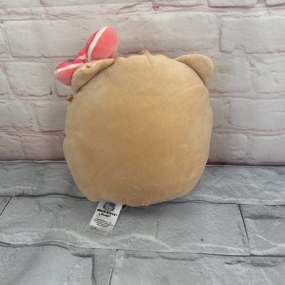 2023 Squishmallows Gingerbread Hello Kitty tan kitty plush - Picture 3 of 5